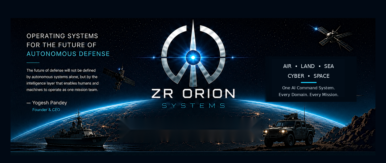 ZR Orion Systems Mission Intelligence across air, land, sea, cyber, and space